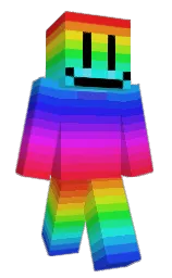 picton blue and crimson Minecraft skin — Classic model