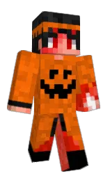 black and clementine Minecraft skin — Classic model