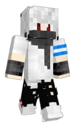 cod gray and white Minecraft skin — Classic model — first worn by ChanguitoAudaz