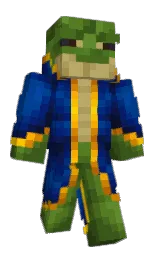 resolution blue and catalina blue Minecraft skin — Classic model — first worn by realmagicalfrog