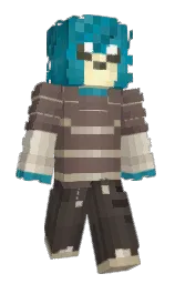 pine cone and merlin Minecraft skin — Slim model