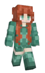 crail and viridian Minecraft skin — Slim model
