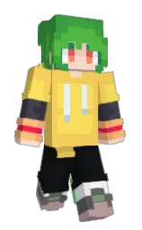 energy yellow and apple Minecraft skin — Slim model — first worn by GammaSketch
