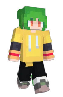 Front of GammaSketch's skin