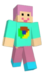 Slim Minecraft skin