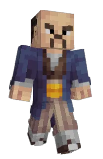 Front of Depresster's skin