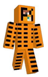 west side and black Minecraft skin — Classic model — first worn by Ezusky