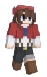 SawDusk's Minecraft skin wearing the Zombie Horse cape