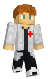 Evil3_'s Minecraft skin wearing the 15th Anniversary cape