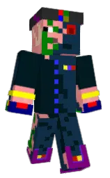 flashjet10's Minecraft skin wearing the Aurora cape