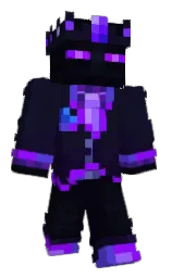 vulcan and ebony Minecraft skin — Slim model — first worn by Sir_Blue_