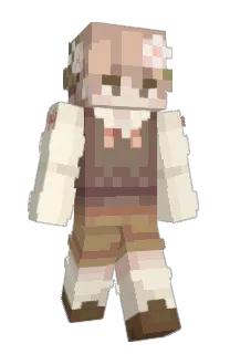 Front of RozettaVee's skin