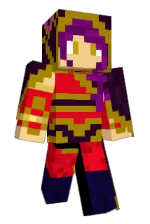 21_Xayah Minecraft avatar full body