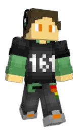 salomie and cod gray Minecraft skin — Classic model — first worn by Luan273