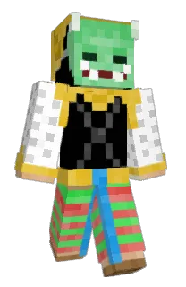 Front of darkeherobrine's skin