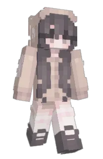 Front of AigreDouce's skin