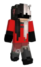 thunderbird and cod gray Minecraft skin — Slim model
