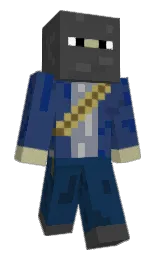 rhino and blue zodiac Minecraft skin — Classic model