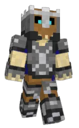 Glimbi's Minecraft skin wearing the Migrator cape