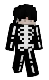 black and mercury Minecraft skin — Slim model