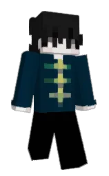 black and daintree Minecraft skin — Slim model