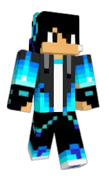 black and mine shaft Minecraft skin — Classic model — first worn by dancinha123