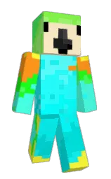 CursedGems's Minecraft skin wearing the Pan cape