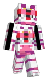 white and iron Minecraft skin — Classic model