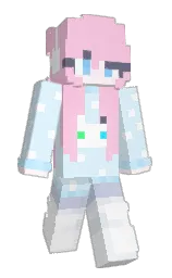 pattens blue and white Minecraft skin — Slim model