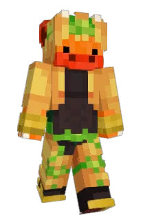 Front of Straxzilla's skin