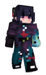 jelly bean and bleached cedar Minecraft skin — Classic model — first worn by maitler
