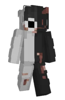 Front of JewBlue's skin