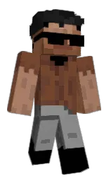 Pomorze's Minecraft skin wearing the Minecraft Experience cape