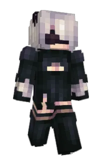 Front of 2B's skin