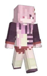 Gabr1_H0uk's Minecraft skin wearing the Aurora cape