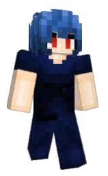 black pearl and frangipani Minecraft skin — Slim model — first worn by qhul