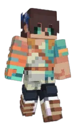 sillysona's Minecraft skin wearing the Aurora cape