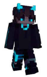 Blxckiii's Minecraft skin wearing the Migrator cape