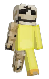 BoodLike's Minecraft skin wearing the Pan cape