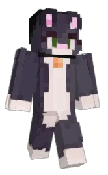 MoistMiilk's Minecraft skin wearing the Pan cape