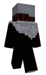 asphalt and storm gray Minecraft skin — Classic model