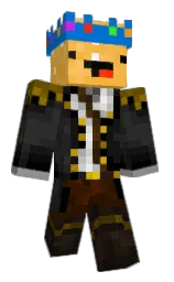 Koniekon's Minecraft skin wearing the Aurora cape