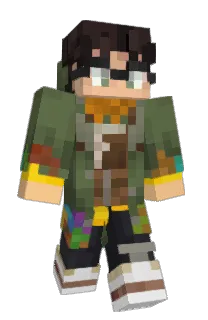 Front of Casfeld's skin