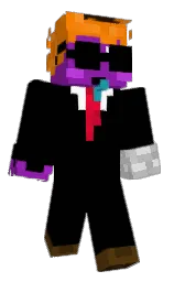 black and seance Minecraft skin — Classic model