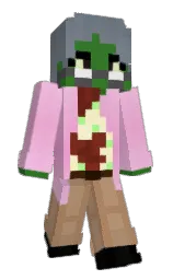 forest green and teak Minecraft skin — Slim model