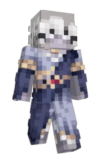 Front of RavenRay's skin