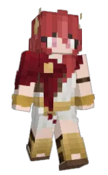 almond and apple blossom Minecraft skin — Slim model — first worn by antibloome