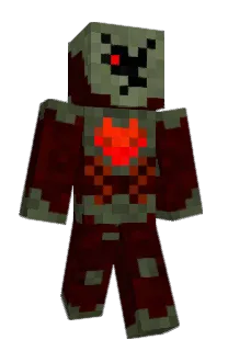 Front of HellBoxer's skin