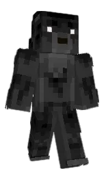 mine shaft and cod gray Minecraft skin — Classic model
