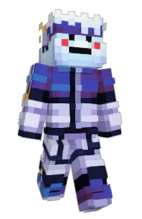 Front of coldified's skin
